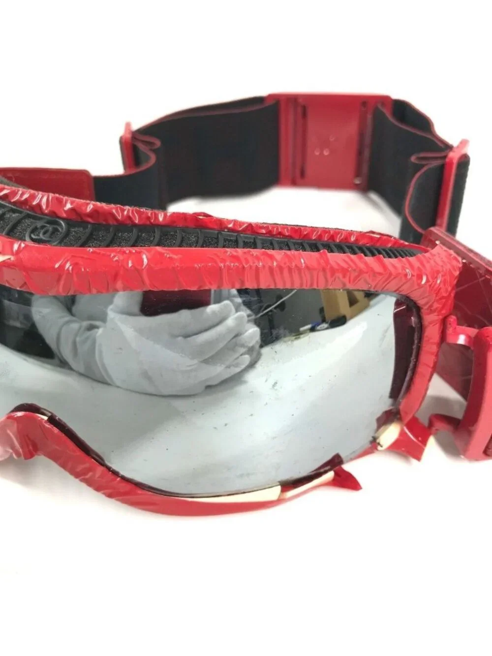Chanel Goggle Sunglasses Acetate Red Eyewear